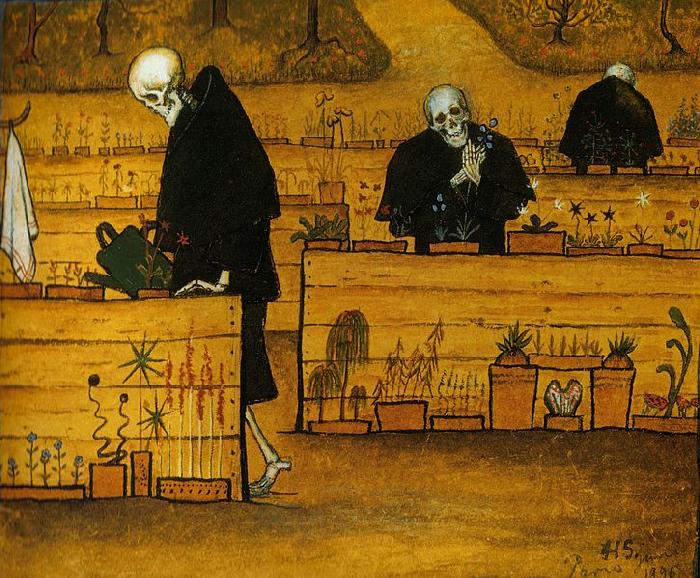 Hugo Simberg The Garden of Death oil painting image
